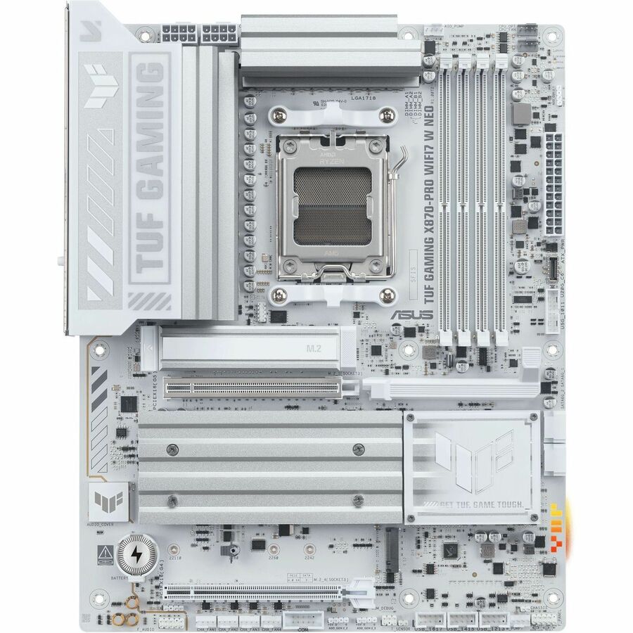 ASUS TUF GAMING X870-PRO WIFI7 W NEO AMD ATX MOTHERBOARD, 16+2+1 POWER STAGES, D