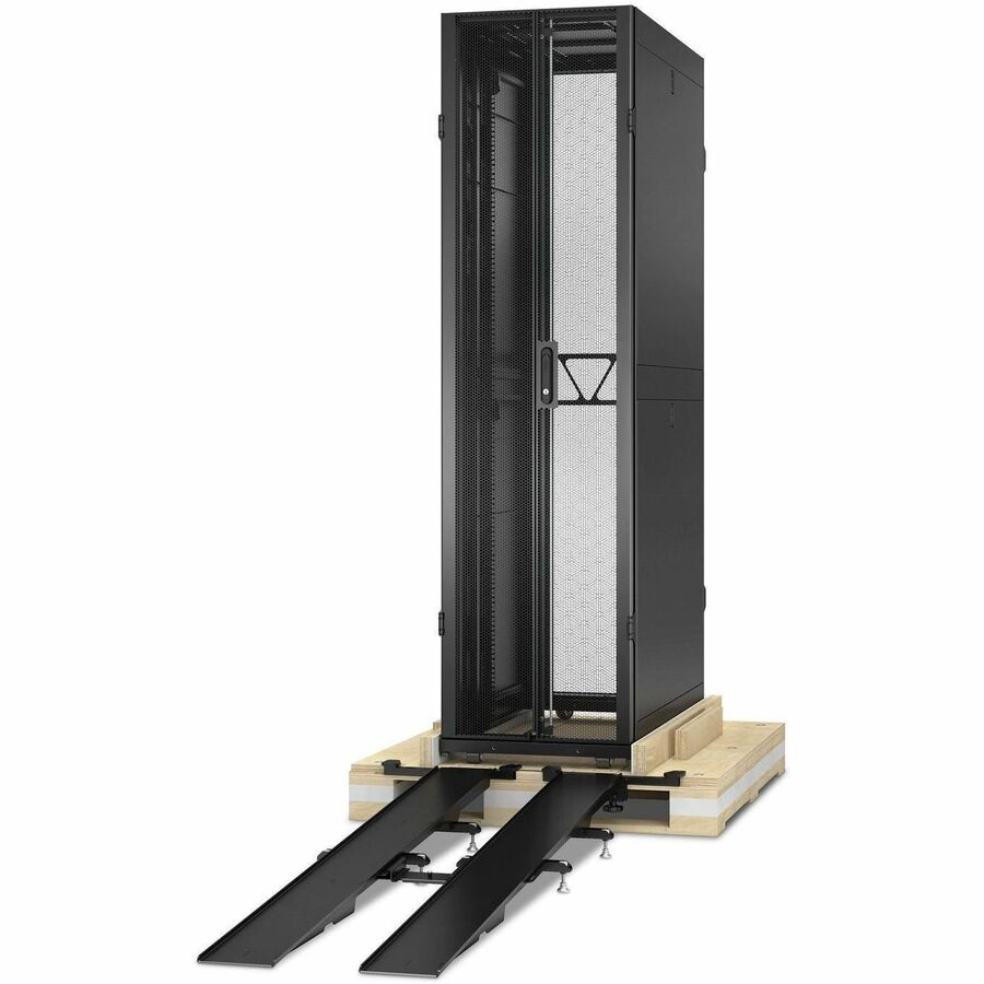 APC NETSHELTER SX, SERVER RACK ENCLOSURE GEN 2, SHOCK PACKAGING, 2500 LBS, BLACK