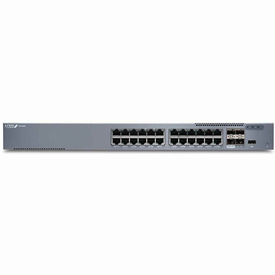 MID MARKET BUNDLE EX4000-24T WITH 1Y WIRED ASSURANCE AND CORE SUPPORT - 24-PORT