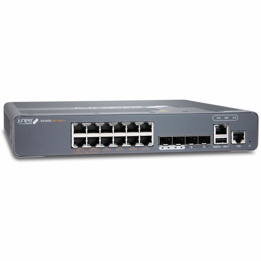 MID MARKET BUNDLE EX4000-12MP WITH 5Y WIRED ASSURANCE AND CORE SUPPORT - 4X 100M