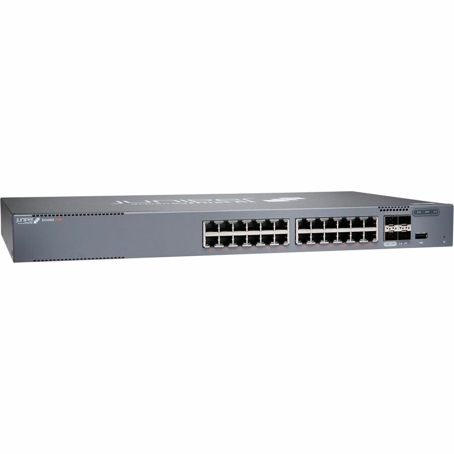 MID MARKET BUNDLE EX4000-24P WITH 1Y WIRED ASSURANCE AND CORE SUPPORT - 24-PORT
