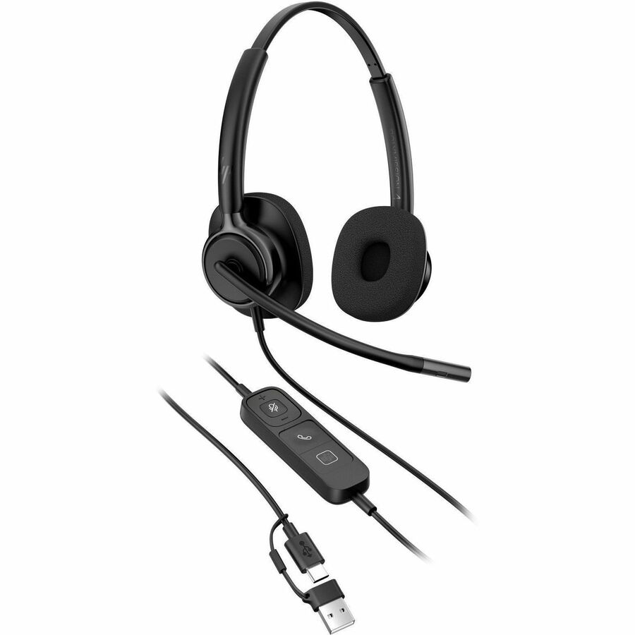 HP POLY MISSION 425 STEREO USB WIRED HEADSET CLASSIC (BULK)