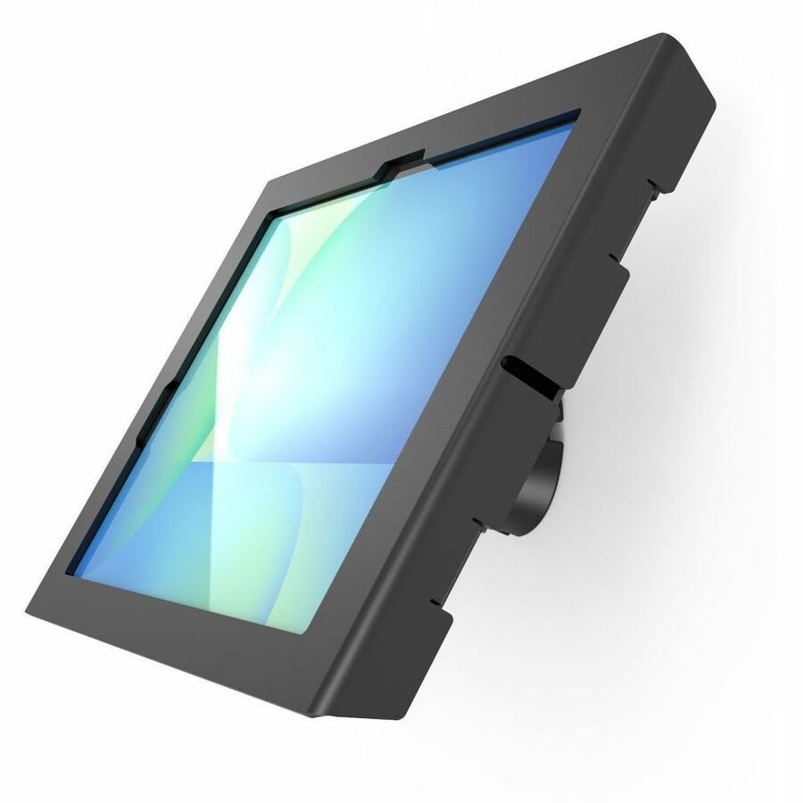 GALAXY TAB S10 FE+ 13.1, APEX ENCLOSURE BOW TILTING WALL MOUNT - BLACK - EXPOSED