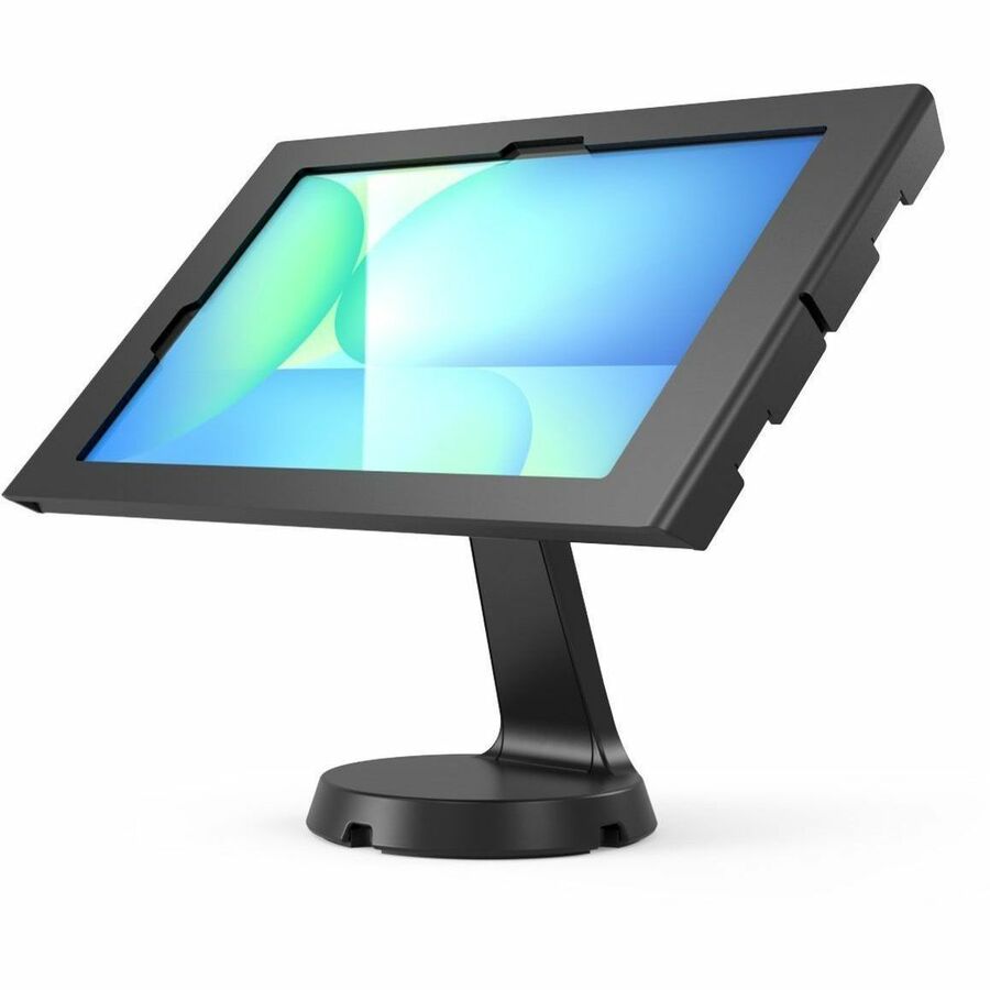GALAXY TAB S10 FE+ 13.1, APEX ENCLOSURE MAST COUNTER STAND - BLACK - SLEEK METAL
