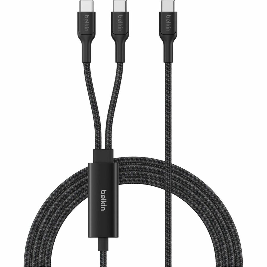 C - C CBL 140W 2.0, BRAIDED PCR, 1.5M, BLACK - SMART POWER SHARING DISTRIBUTES P