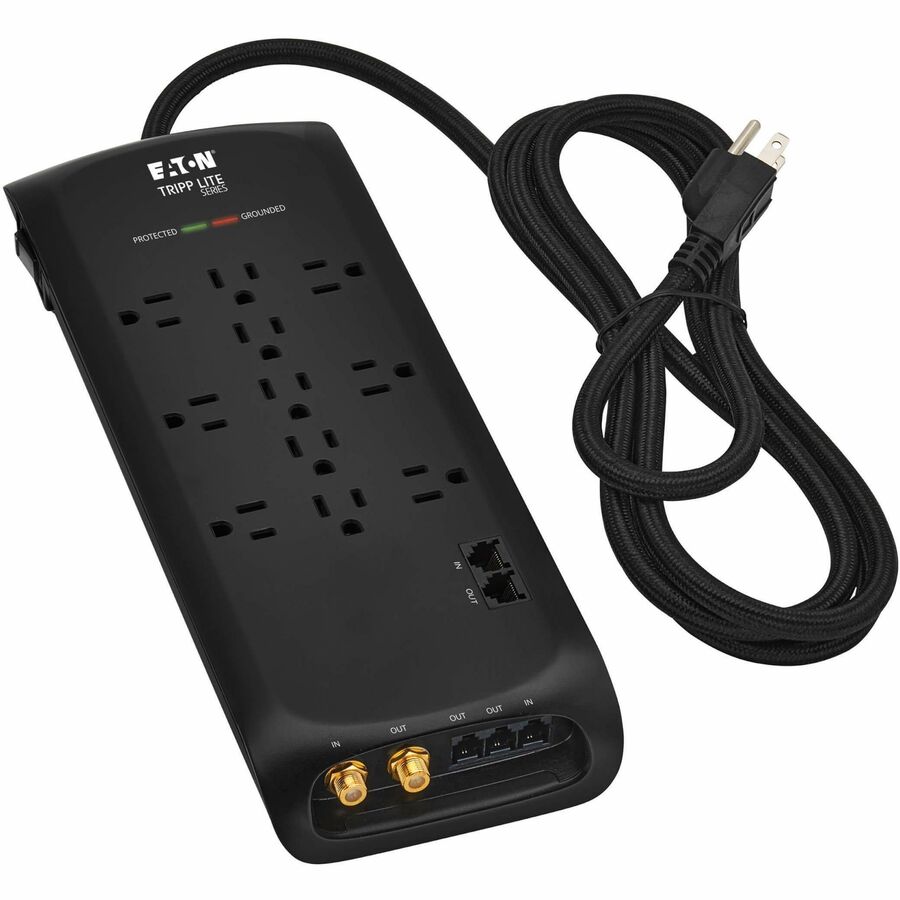 TRIPP LITE SERIES 11-OUTLET SURGE PROTECTOR 5-15R 4200 JOULES TEL/MODEM/COAX/ETH
