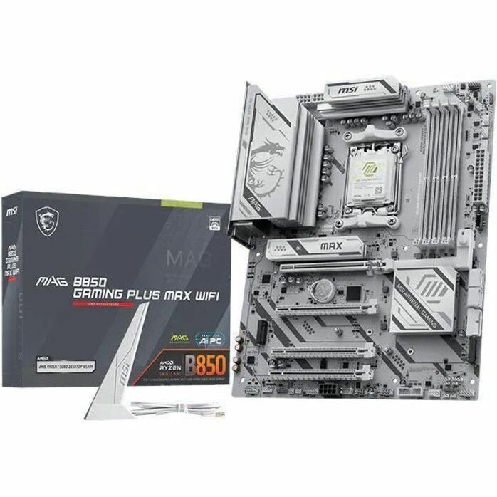 MAG B850 GAMING PLUS MAX WIFI,B850,AM5,4DDR5,4PCI-EX16,3M.2,4SATA3,3USB10G,6USB5