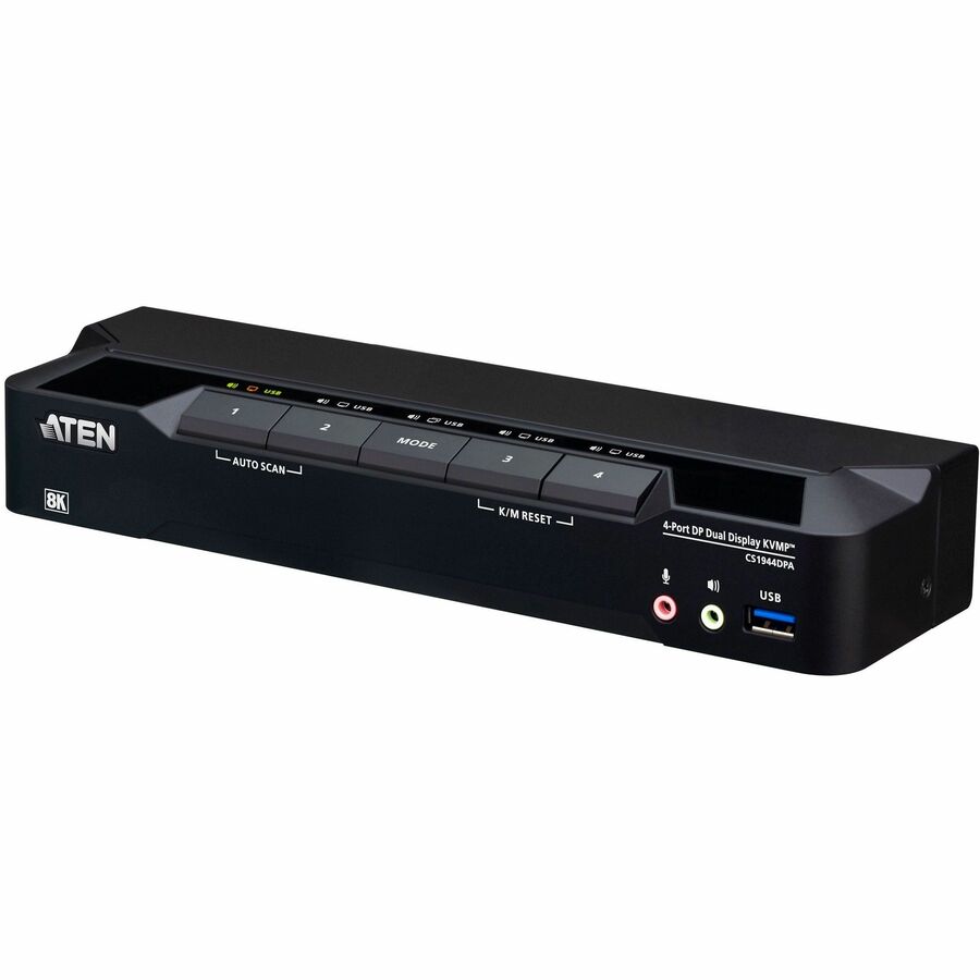 4-PORT USB3.0 8K DUAL-VIEW DISPLAYPORT KVMP SWITCH