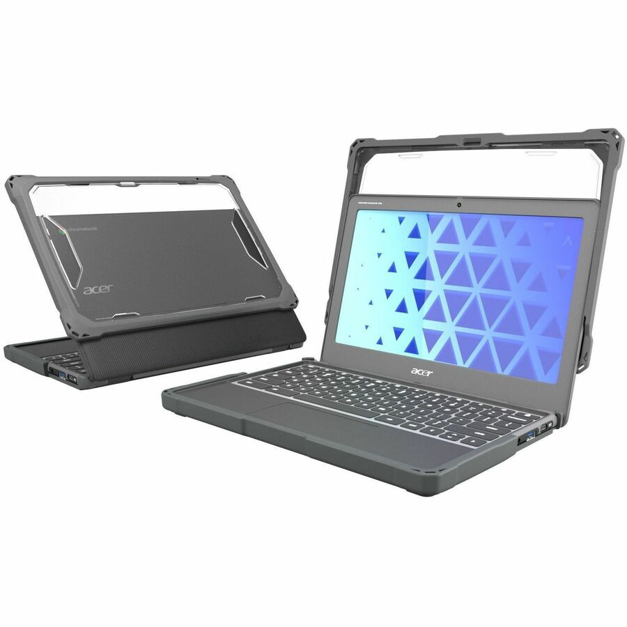 EXTREME SHELL-F3 CHROMEBOOK CASE FOR ACER C725 CLAMSHELL CHROMEBOOK 11.6IN (GRAY