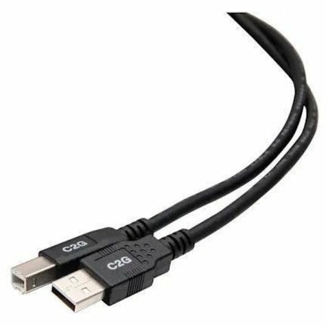 C2G 3FT (0.9M) TAA-COMPLIANT USB 2.0 A/B CABLE - M/M - BLACK