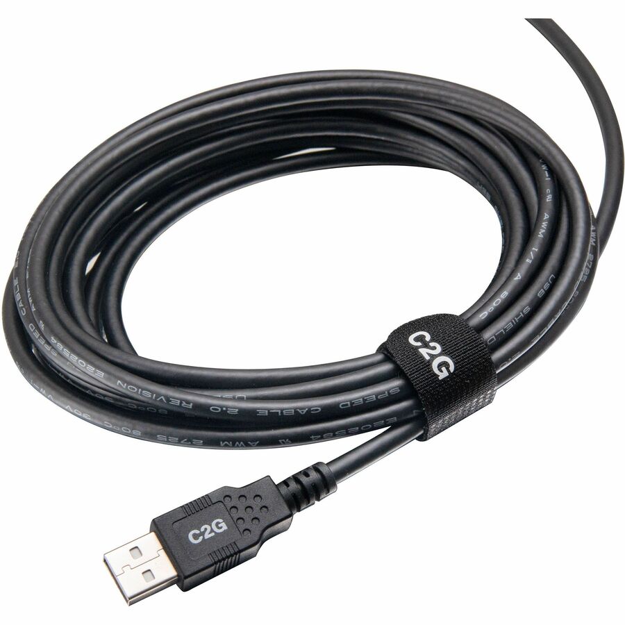 C2G 6FT (1.8M) TAA-COMPLIANT USB 2.0 A/B CABLE - M/M - BLACK
