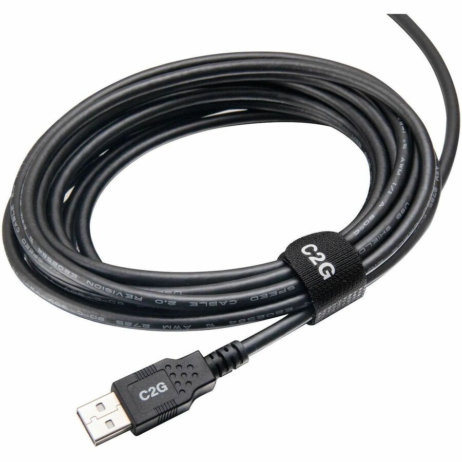 C2G 15FT (4.6M) TAA-COMPLIANT USB 2.0 A/B CABLE - M/M - BLACK