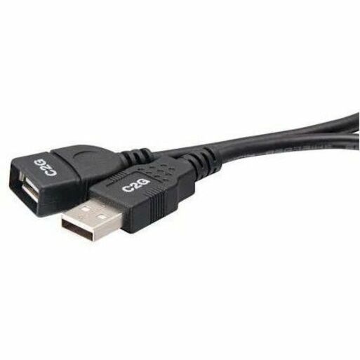 C2G 3FT (0.9M) TAA-COMPLIANT USB 2.0 A MALE TO A FEMALE EXTENSION CABLE