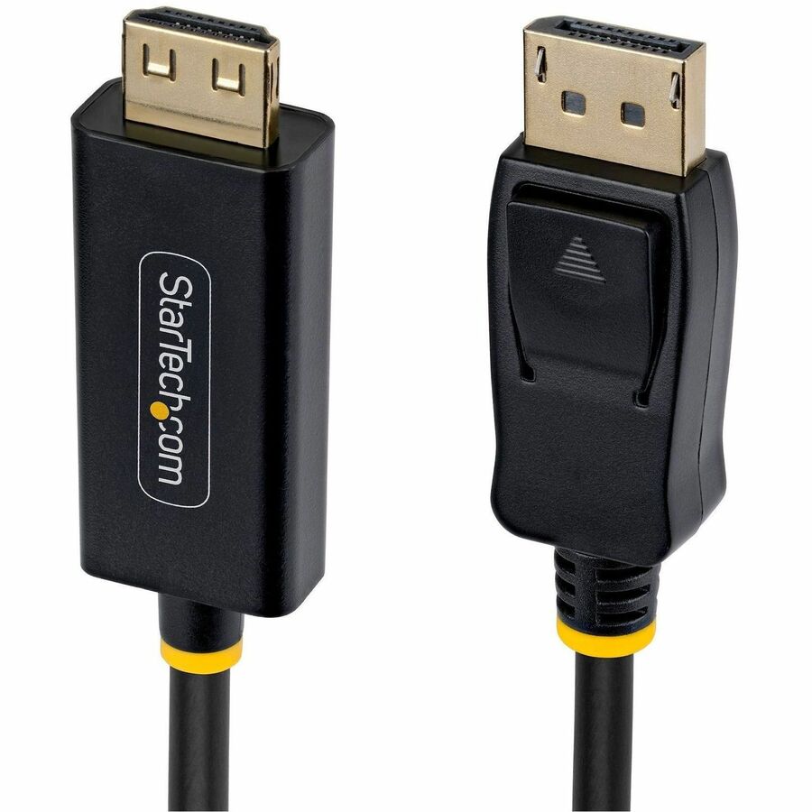 CONNECT A DISPLAYPORT DESKTOP TO AN HDR 4K 60HZ HDMI DISPLAY; LATCHING DP CONNEC