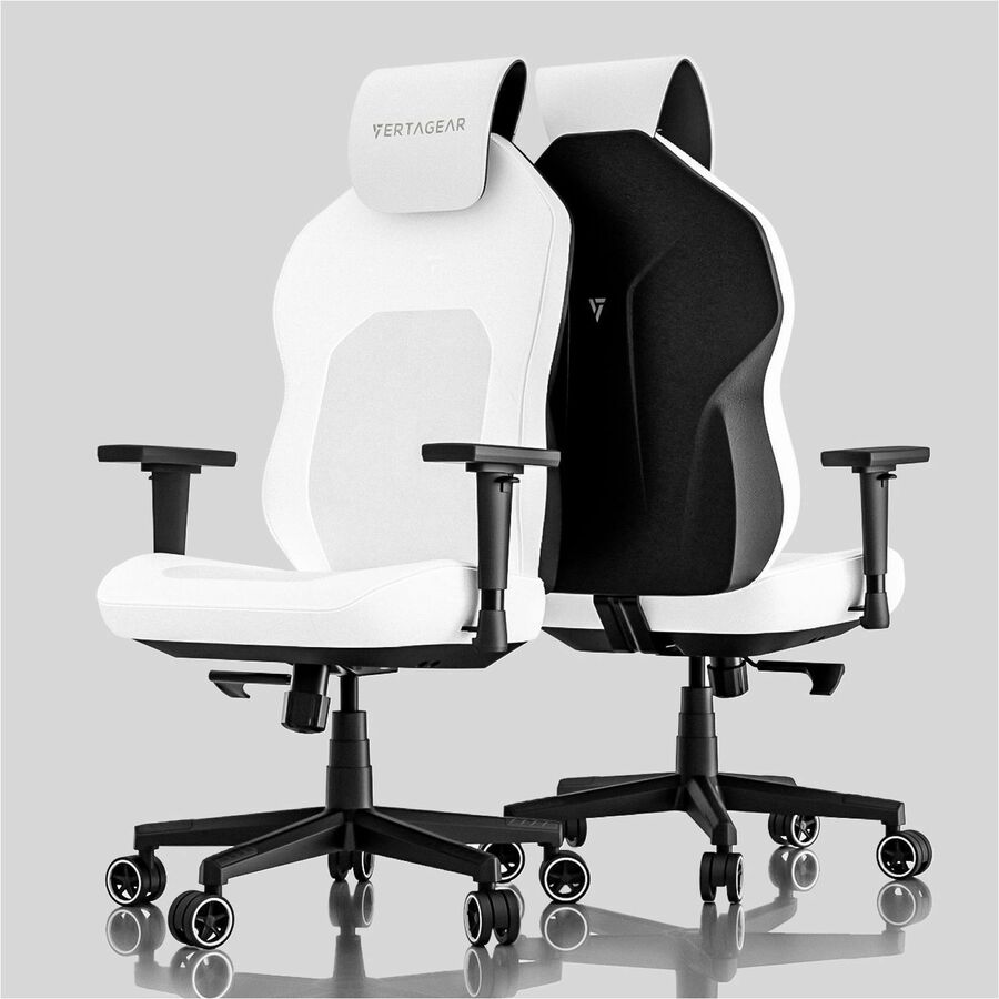 VERTAGEAR SL1800 BLACK/WHITE ERGONOMIC FEATURES GAMING/OFFICE CHAIR - THE PATENT