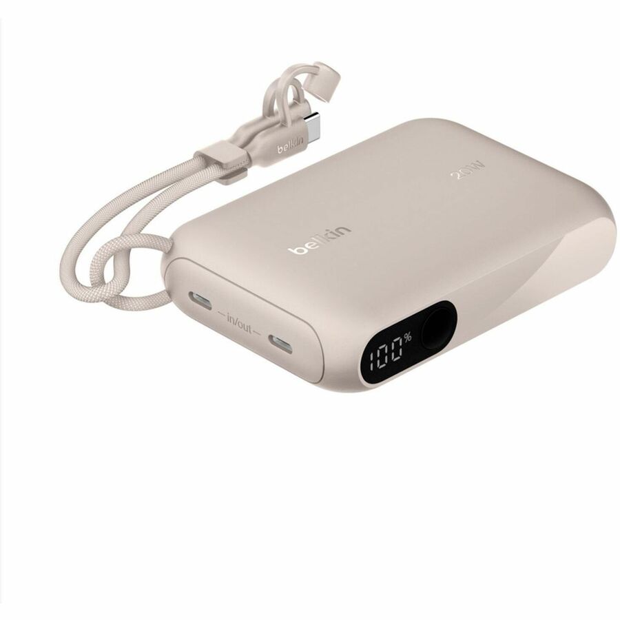 POWER BANK 10K WITH DISPLAY - POWER BANK - 20WATT - USB-C - FAST CHARGING CAPAB
