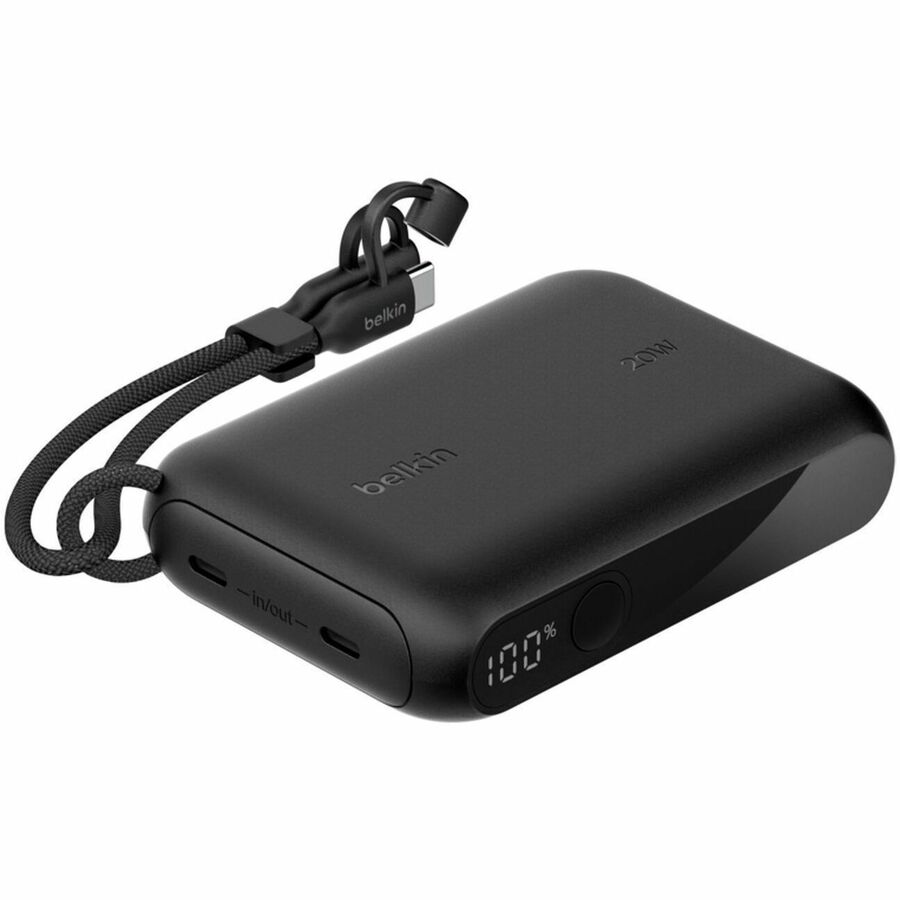 POWER BANK 10K WITH DISPLAY - POWER BANK - 20WATT - USB-C - FAST CHARGING CAPAB