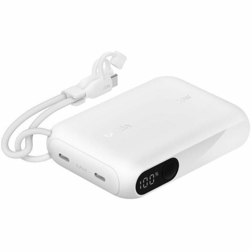 POWER BANK 10K WITH DISPLAY - POWER BANK - 20WATT - USB-C - FAST CHARGING CAPAB