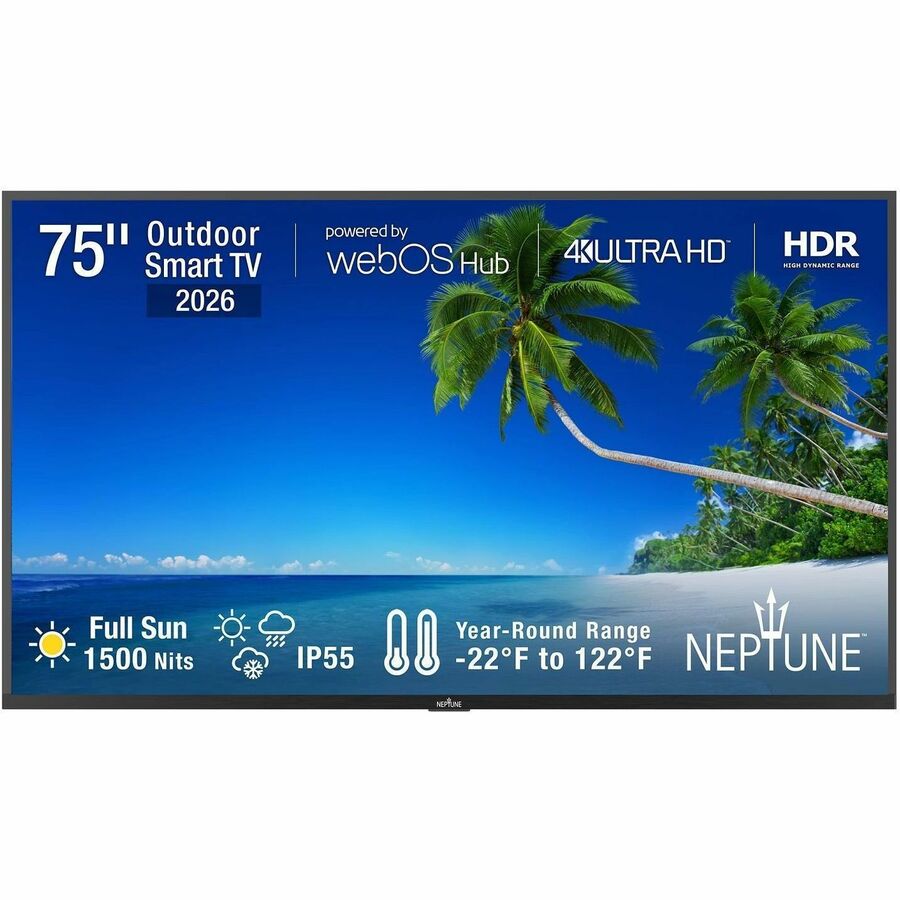 75 NEPTUNE OUTDOOR SMART TV - SMART TV - IPS - FLAT - IPS - 2160P - 75INCH - 384