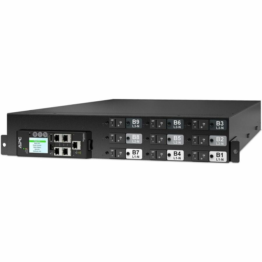 APC NETSHELTER RACK PDU ADVANCED 11K SERIES, SWITCHED METERED OUTLET, 2U, 3PH, 4