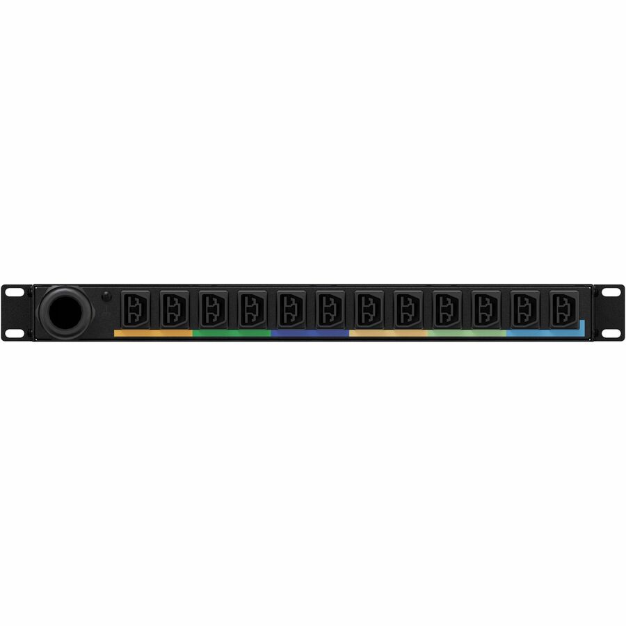 RPDU, MONITORED UNIT LEVEL, 30A, 277/480V WYE, 19.9KW, HORIZONTAL, (12) ANDERSON