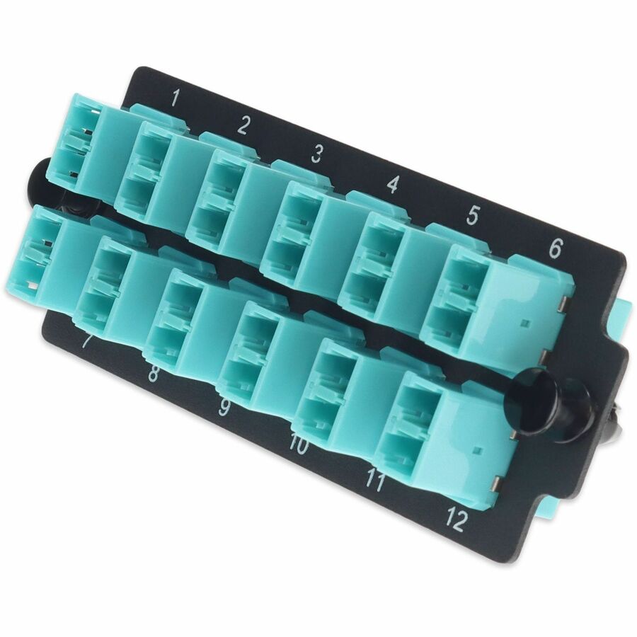 ADDON HDM SERIES 24-PORT LC ADAPTER PLATE FOR THE HDM RACKMOUNT SYSTEMS