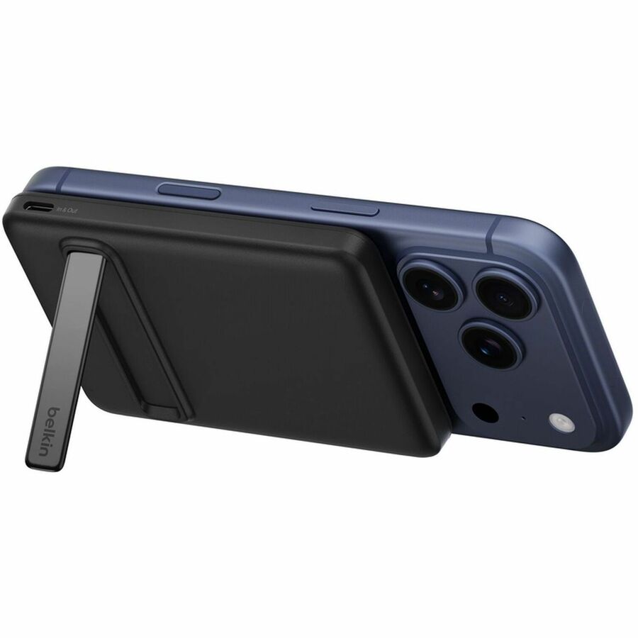 BOOSTCHARGE PRO SLIM MAG PWRBNK 5K W/STD, BLK
