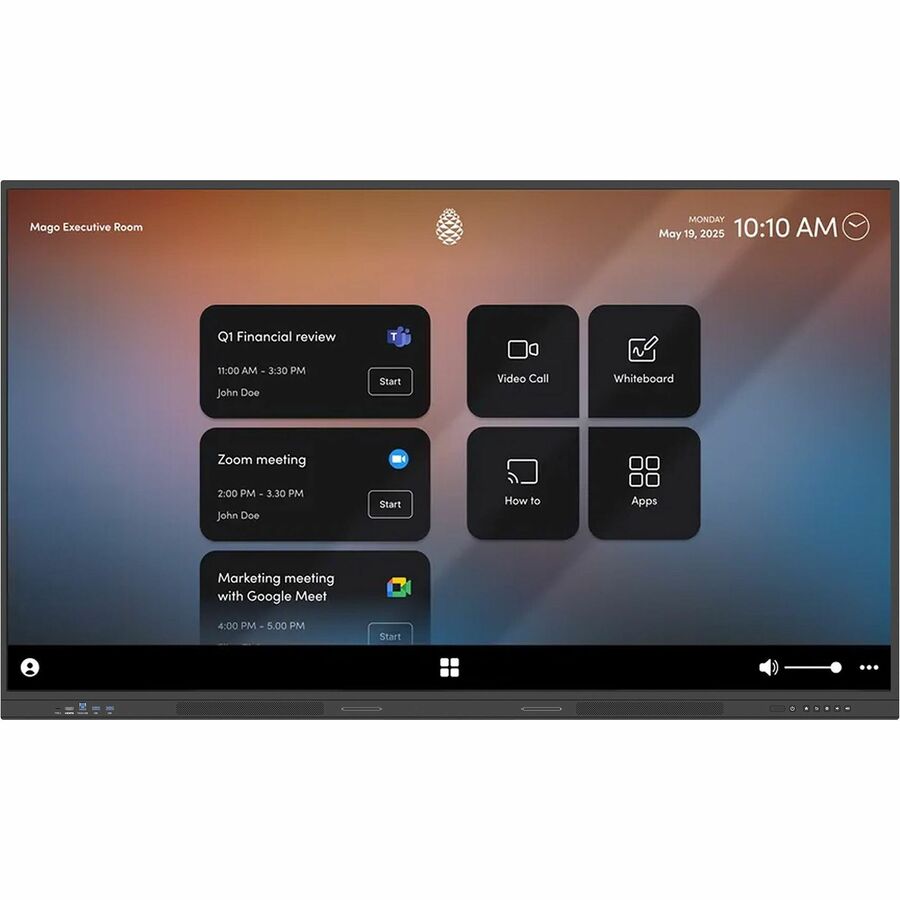 SIMPLEBOARD J SERIES 65 4K INTERACTIVE LED SCREEN. NON-OS DESIGN, 40 POINTS TOUC