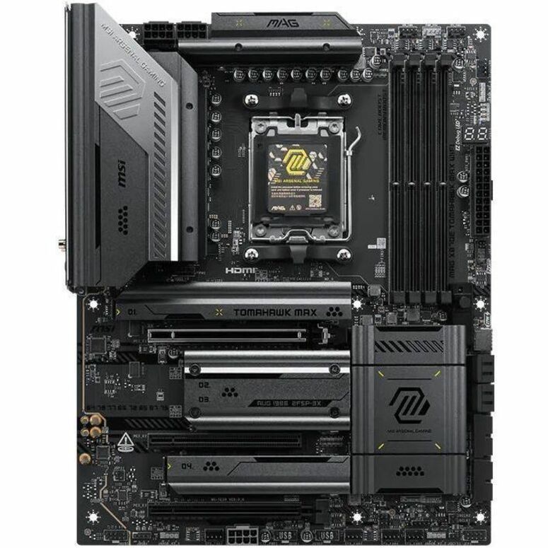MAG X870E TOMAHAWK MAX WIFI ,X870E,AM5,4DDR5,3PCI-EX16,4M.2,4SATA3,2USB4,1USB 3.