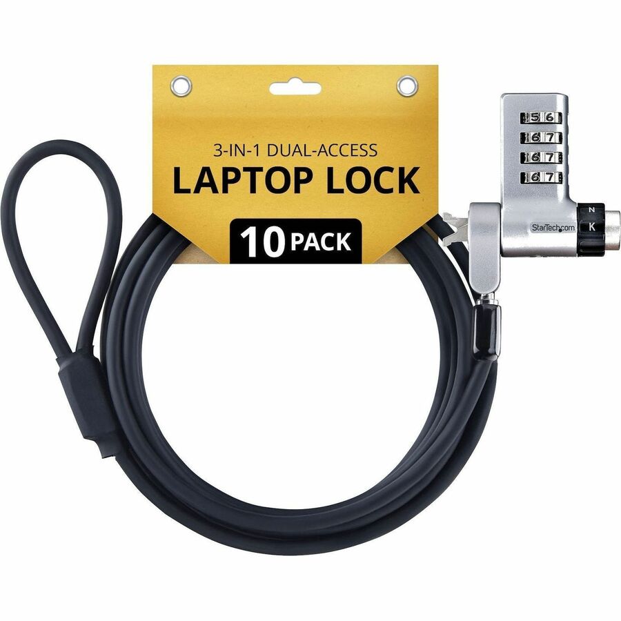 10Pack 3in1 Laptop Lock