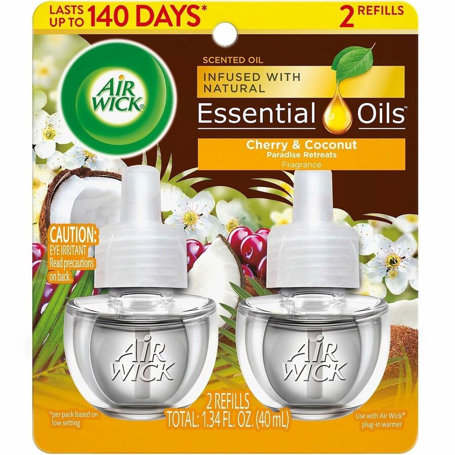 Air Wick Scent Oil Warmer Refill - Oil - 0.7 fl oz (0 quart) - Paradise Retreat - 140 Day - 2 / Pack