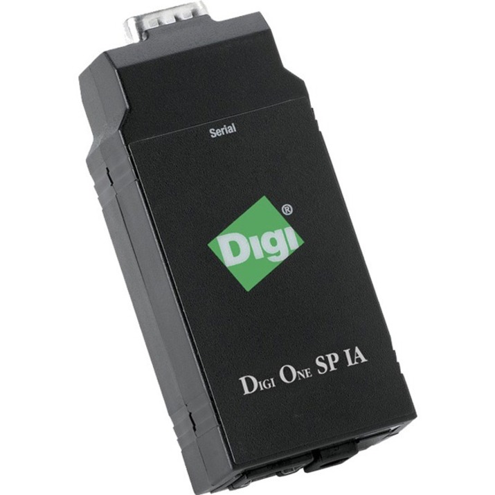DIGI ONE SP IA 1 PORT RS-232/422/485 DB-9 SERIAL TO ETHERNET DEVICE SERVER WITH
