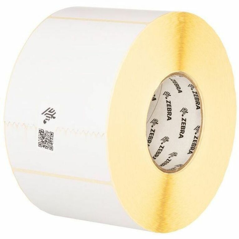Label, Paper, 4x4in (101.6x101.6mm); Dt, Z-Perform 2000d, Value Coated, All-Temp Adhesive, 3in (76.2mm) Core, 1500/Roll, 4/Box