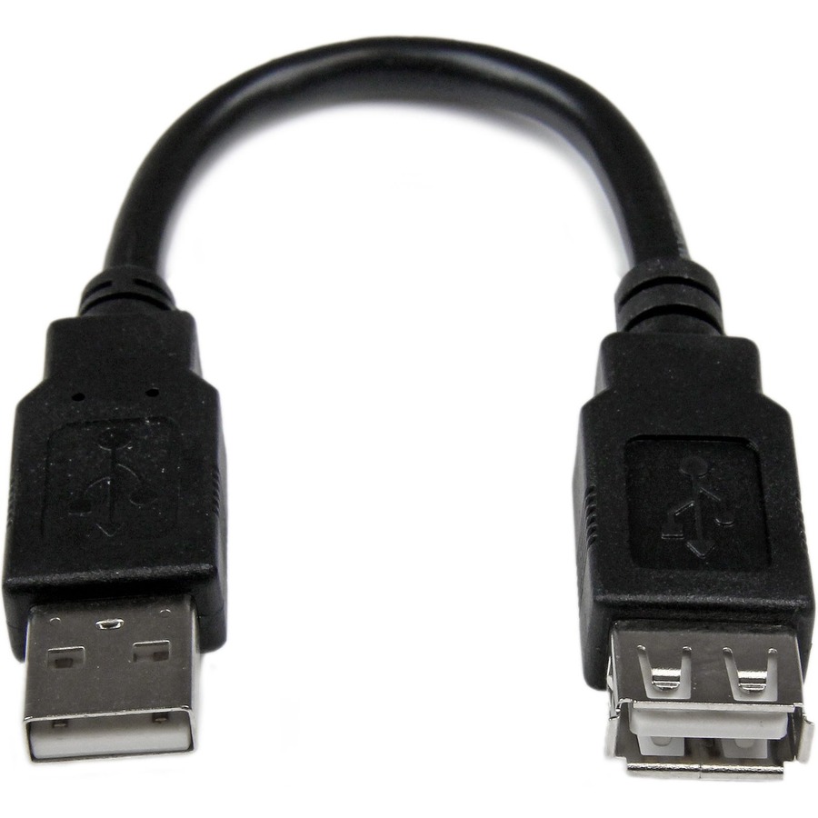STARTECH USB 2.0 Extension Cable 6 in (USBEXTAA6IN)