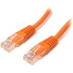 StarTech.com Startech Cat. 5E UTP Patch Cable - 15ft - 1 x RJ-45, 1 x RJ-45 - Category 5e Patch Cable Molded External - Orange - Make Fast Ethernet network connections using this high quality Cat5e Cable, with Power-over-Ethernet capability - 15ft Cat5e P