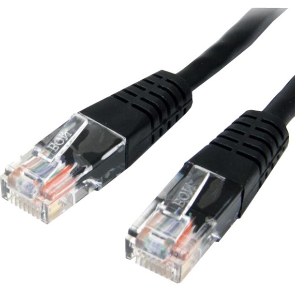 50FT CAT5E BLACK MOLDED UTP