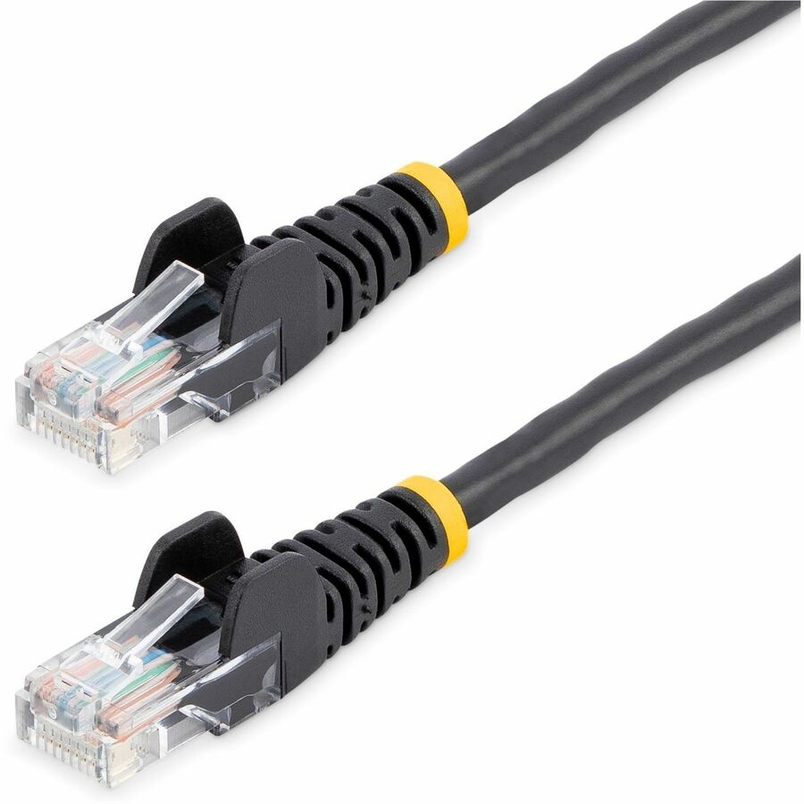 50 ft Cat5e Black Snagless RJ4