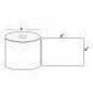 WASP WPL606 QUAD PACK 4.0 X 6.0 DT PAPER LABEL
