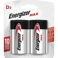 ENERGIZER Max D Alkaline Battery 2 Pack (E95BP2)