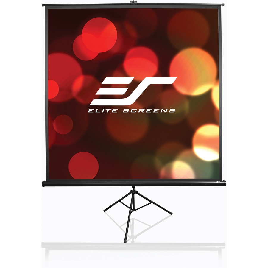 Elite Screens - Trépied portatif pour écran de projection | 65 po x 83 po | 100 po diagonale | Blanc mât Part No: T100UWV1
