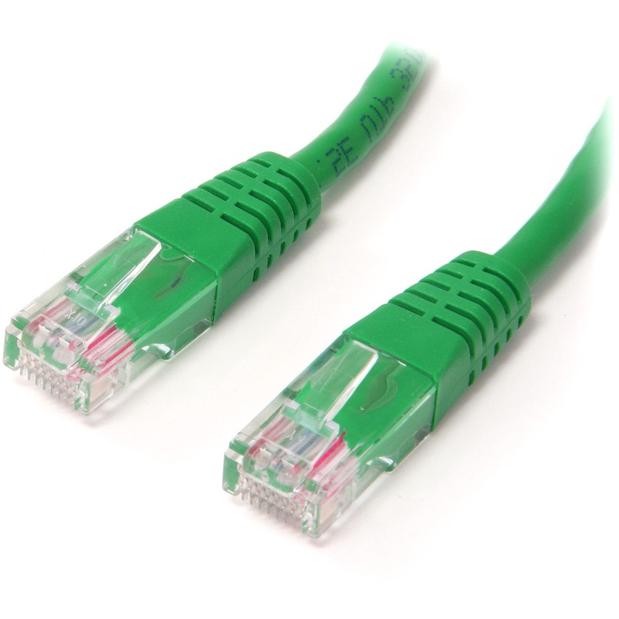10 ft Cat5e Green Molded RJ45