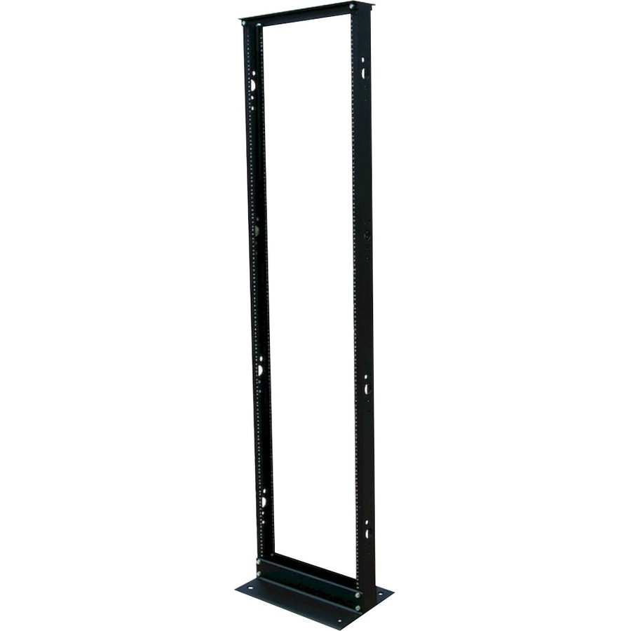 45U 2 POST RACK-BLACK ALUMINUM