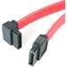 Startech SATA to Left Angle SATA Serial ATA Cable - F/F 18in (SATA18LA1)