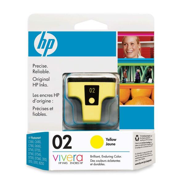 HP 02 Yellow Original Ink Cartridge