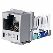 JACK, HXJ,CAT5E,8POS,UNI A/B,GY