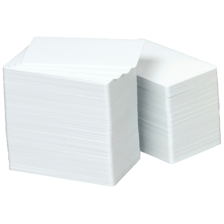 Zebracard - Std Blank White Cards La Card 30mil 500 Cards Premier+