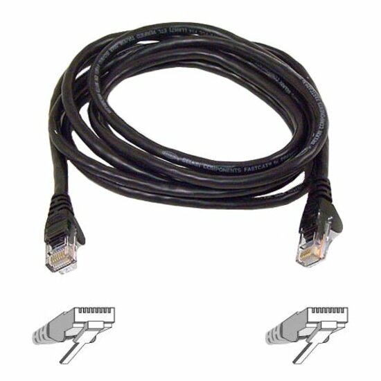 CAT6 UTP RJ45M/M 7' BLK