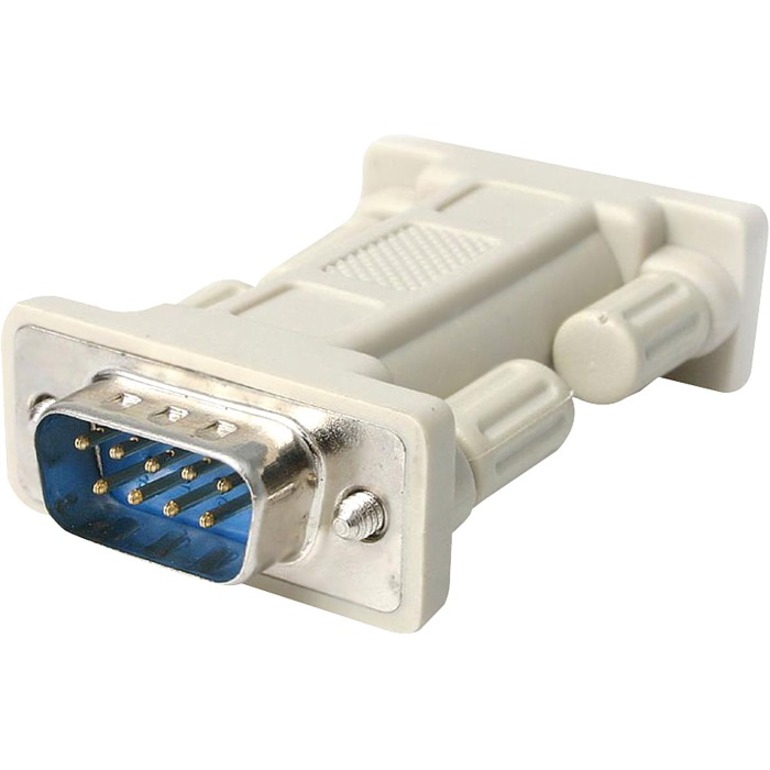 DB9 RS232 SERIAL NULL MODEM ADAPTER - M/M - NM9MM - COST-EFFECTIVE WAY OF CONVER