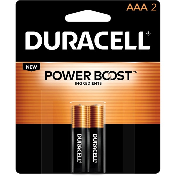 DURACELL Coppertop AAA Alkaline Battery 2 Pack