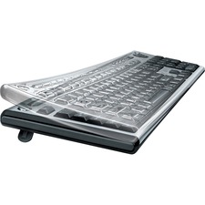 Antimicrobial Custom Keyguard Cover Kit - Supports Keyboard - Abrasion Resistant, Tear Resistant, Crack Resistant, Dust Proof, Antimicrobial, Spill Resistant, Snug Fit, Easy to Clean, Grime Resistant - Polyurethane - Clear - 1